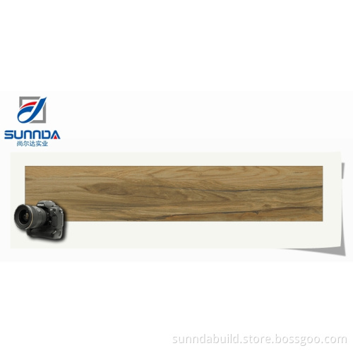Sunnda 200x1000 inkjet porcelain rustic tile that looks like wood floor